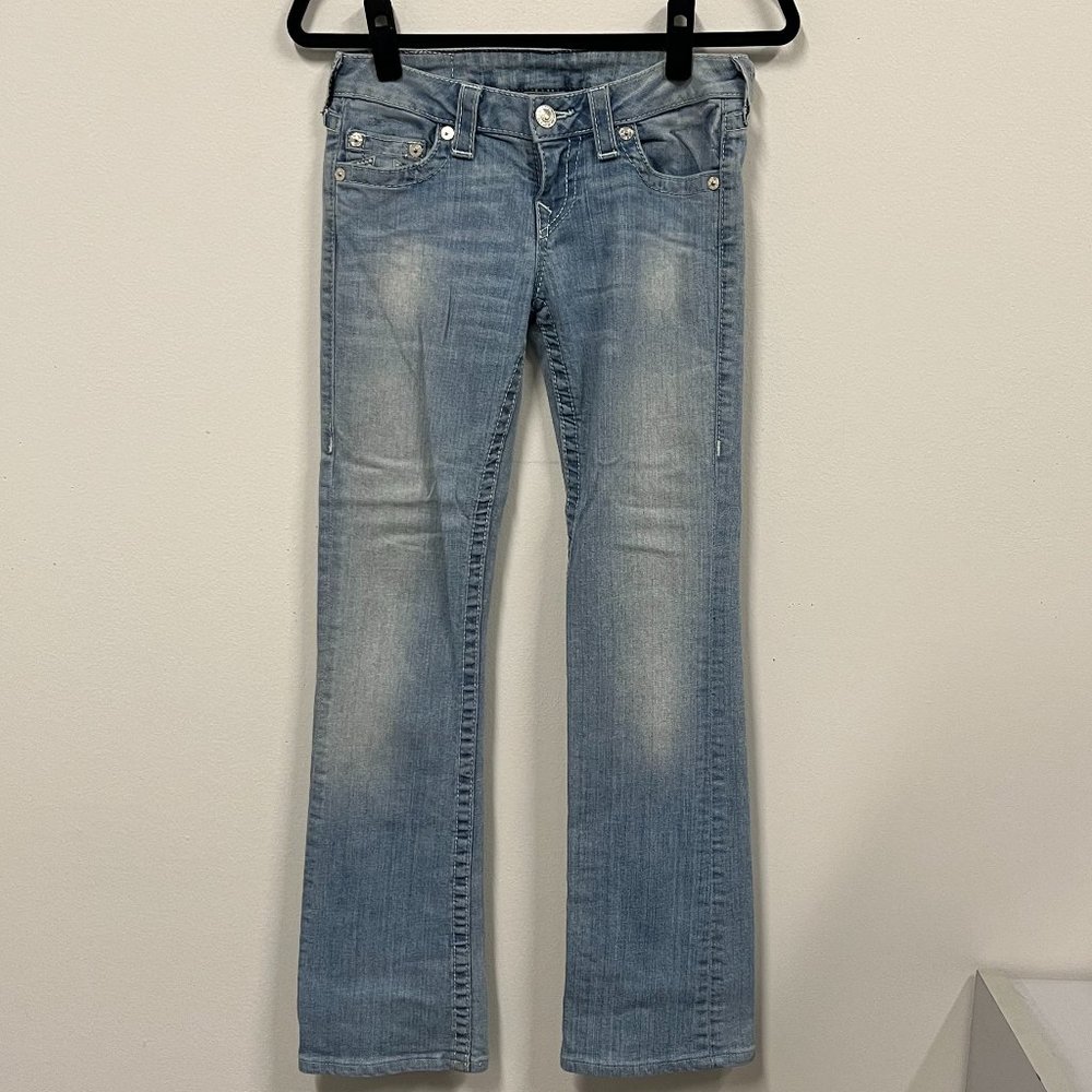 True Religion Boot Cut Light Blue Jeans